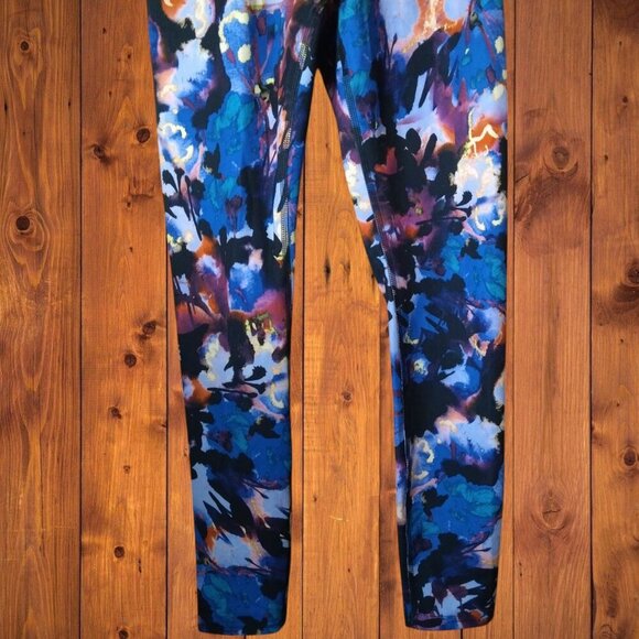 RBX Women's XS Floral Comfort Waist Multicolored Leggings Activewear Yoga Pants - Picture 3 of 5